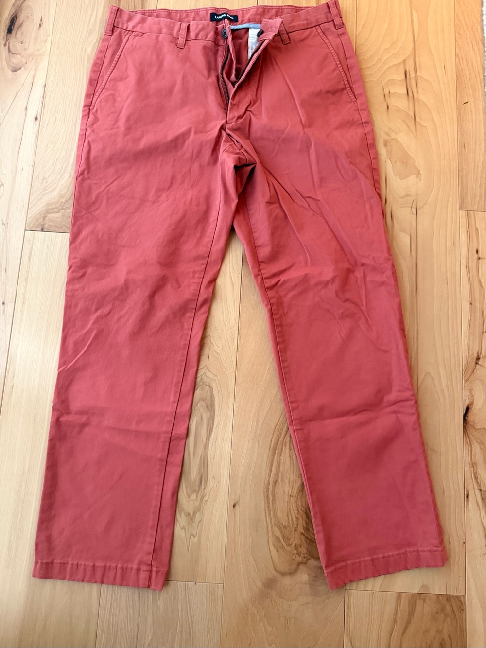 Land’s End Men's Salmon Chino Pants - 34/30